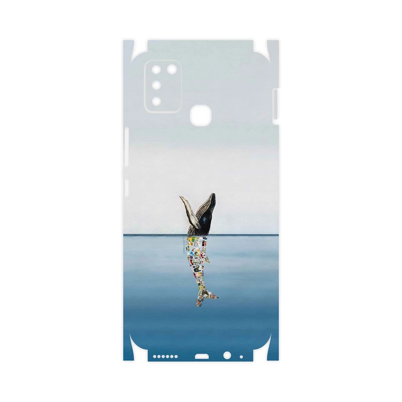 برچسب پوششی ماهوت مدل Collage of Sea Trash-FullSkin مناسب برای گوشی موبایل اینفینیکس Smart 6 X657B