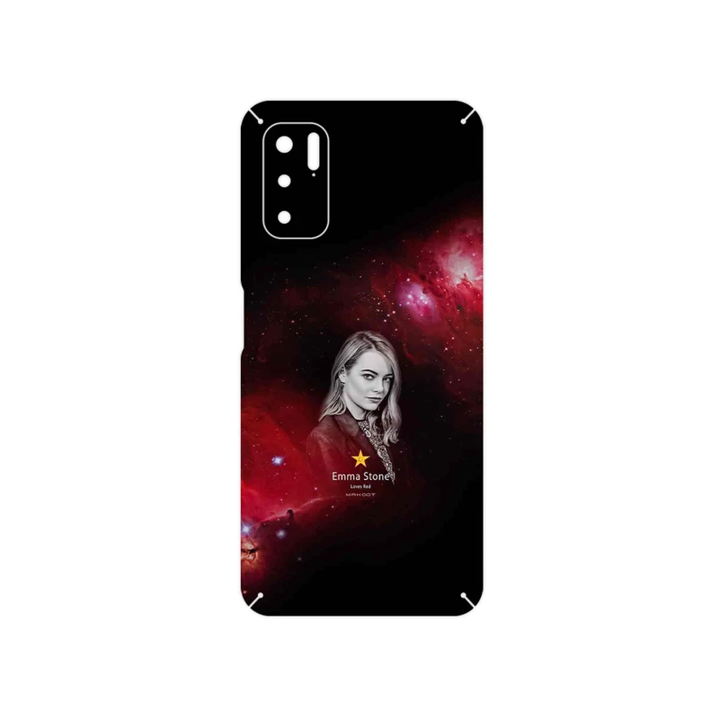 برچسب پوششی ماهوت مدل Emma Stone مناسب برای گوشی موبایل شیائومی Redmi Note 10 5G