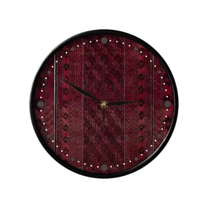 ساعت دیواری مدوپد طرح قالیچه بلوچ بته‌ای مدل C-balouch44