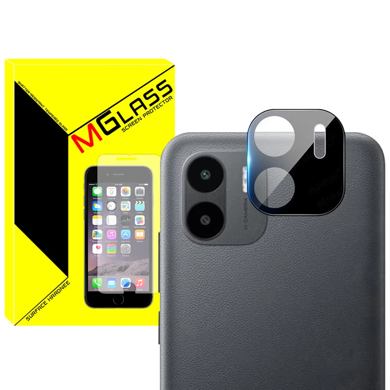 محافظ لنز دوربین ام‌گلس مدل 3D-MG مناسب برای گوشی موبایل شیائومی Redmi A1 Plus