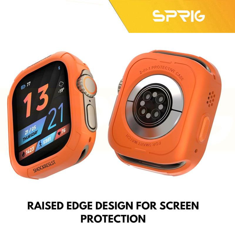 کاور اسپریگ مدل Rugged Armor مناسب برای اپل واچ Ultra / Ultra 2 49mm