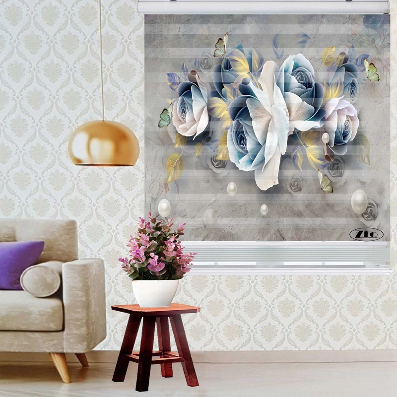 پرده زبرا زیو کد 3D1073 سایز 150x200 سانتی متر