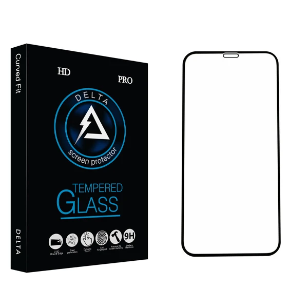 محافظ صفحه نمایش دلتا مدل HD مناسب برای گوشی موبایل اپل iPhone xs max