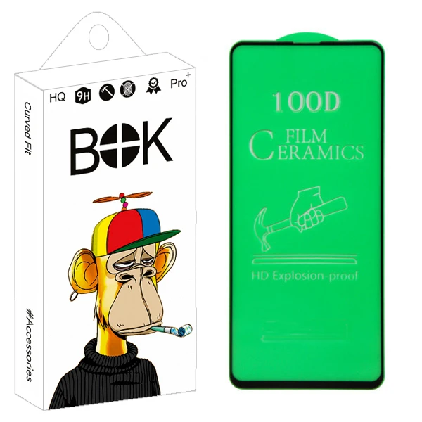 محافظ صفحه نمایش سرامیکی  بوک مدل +HD مناسب برای گوشی موبایل سامسونگ Galaxy A71/ M51 / M62