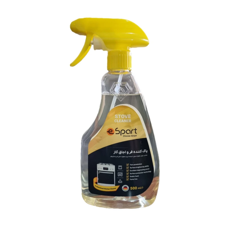 اسپری پاک کننده فر و اجاق گاز اسپارت مدل ۰۳ حجم ۵۰۰ میلی لیتر
