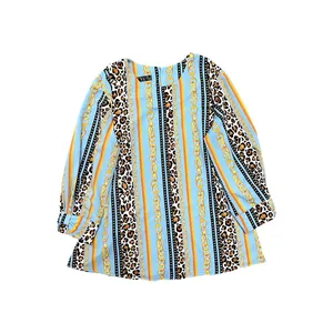 بلوز آستین سه ربع زنانه مدل پاگن دار