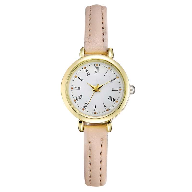 ساعت مچی عقربه ای زنانه مدل کلاسیک بند چرم کد 1