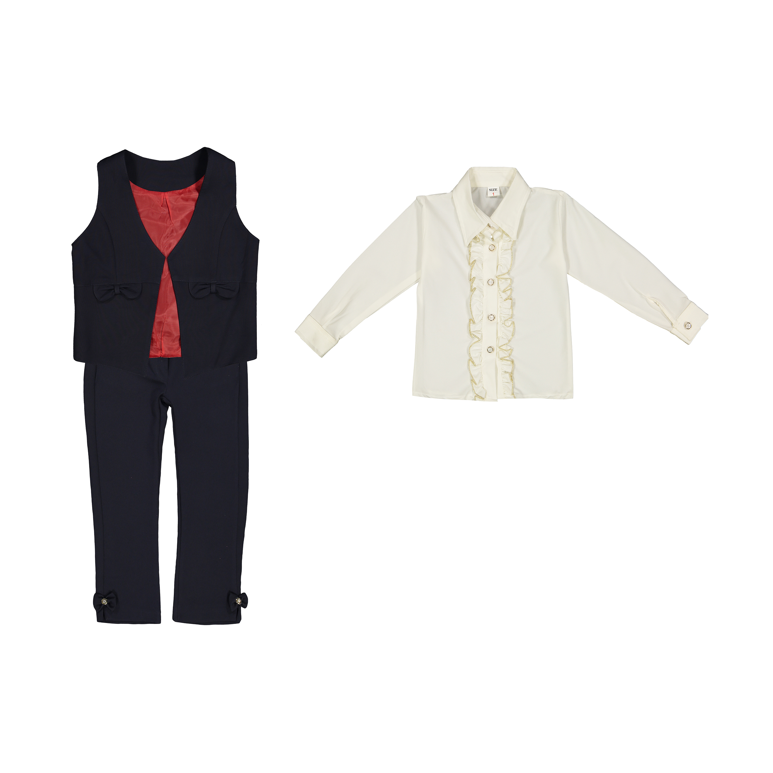 ست 3 تکه لباس دخترانه مدل 092