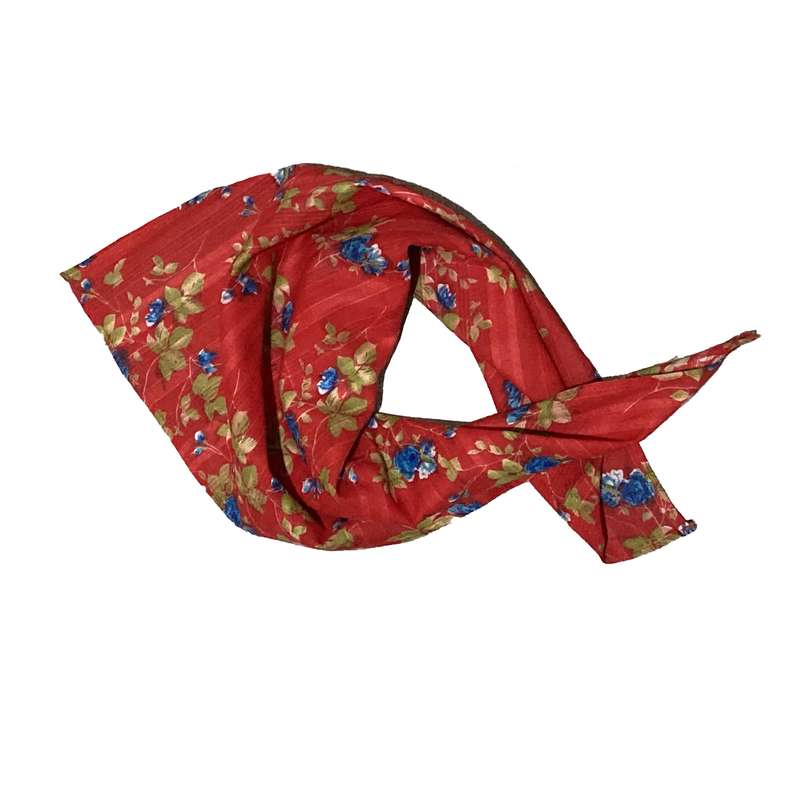 دستمال سر و گردن مدل گلدار