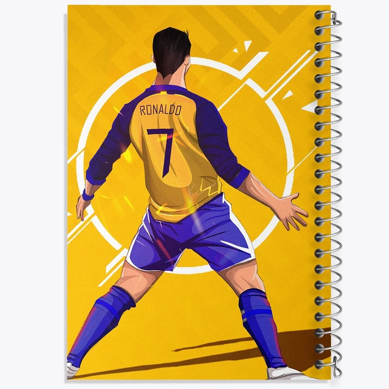 دفتر مشق 50 برگ خندالو طرح کریستیانو رونالدو کد F305
