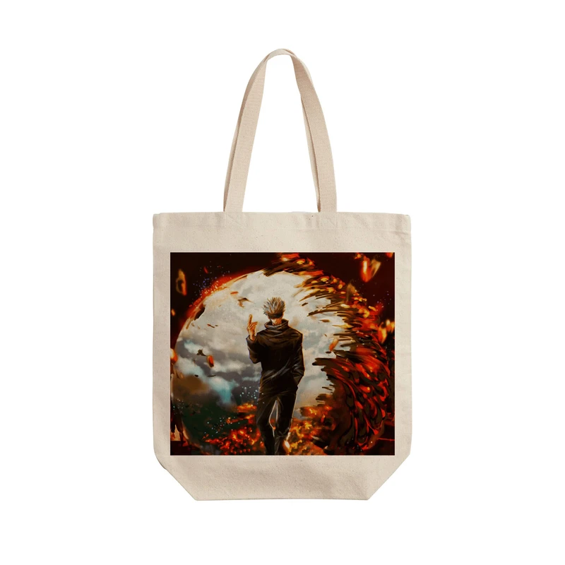 ساک خرید ترمه طراحان ایده مدل Jujutsu Kaisen کد strm0436 - L