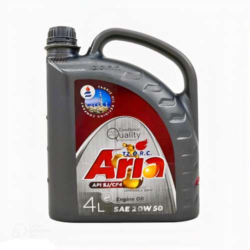 روغن موتور خودرو آریا مدل 20W-50 SJ حجم 4 لیتر