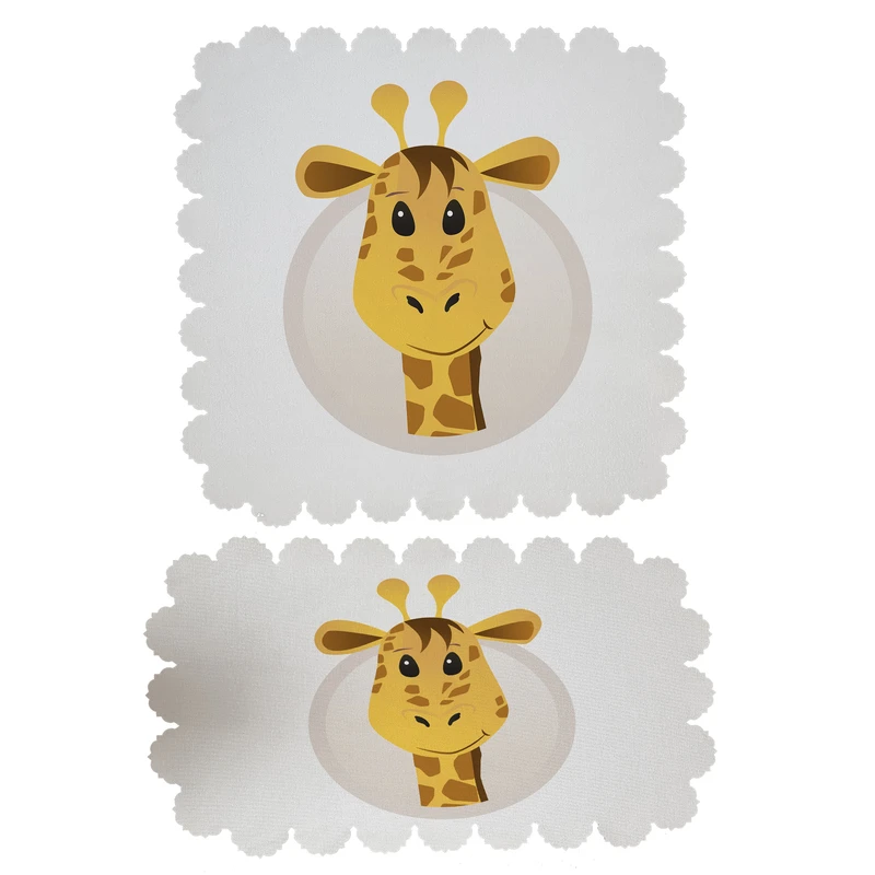  ست رومیزی 2 تکه طرح زرافه کد 8443