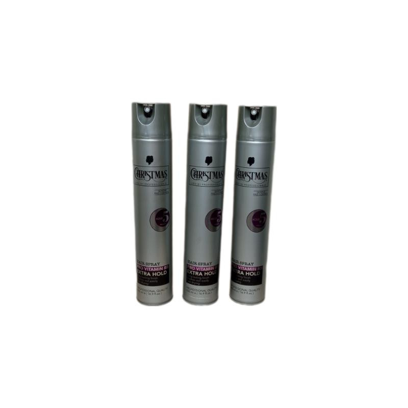 اسپری مو کریسمس مدل 03 حجم 500 میلی لیتر مجموعه 3 عددی