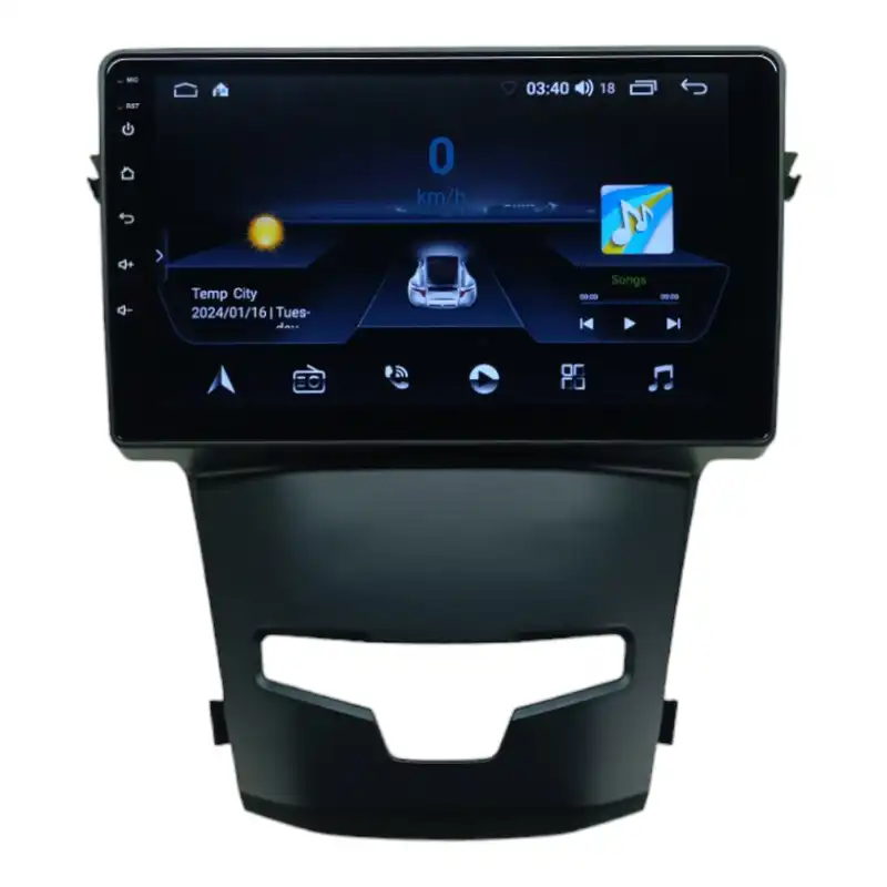 پخش کننده تصویری خودرو مدل اندروید Golden24 مناسب سانگ یانگ نیو کوراندو