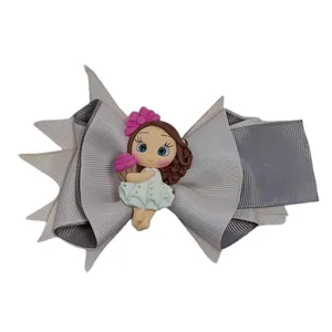 گیره مو دخترانه مدل پاپیونی پیکسل دار