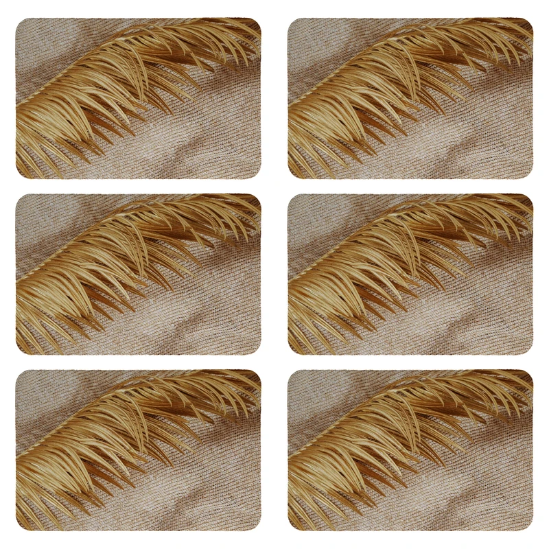 زیربشقابی طرح پر کد 8209 بسته 6 عددی