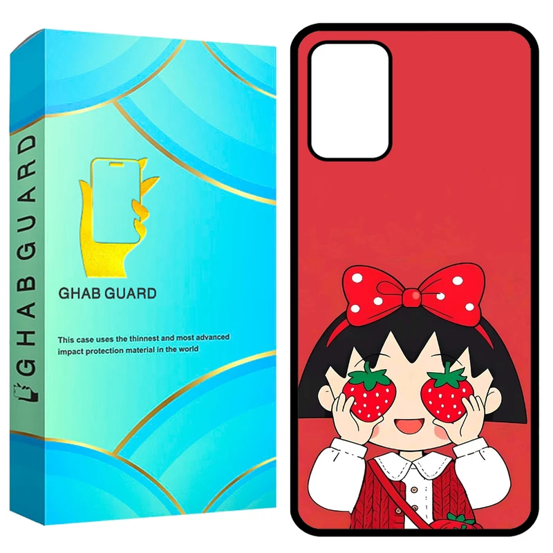 کاور قاب گارد طرح توت فرنگی مدل GCHPA324 مناسب برای گوشی موبایل سامسونگ Galaxy A32 4G 