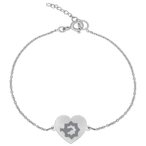 دستبند نقره زنانه ترمه 1 مدل پرنده کد DN 1040