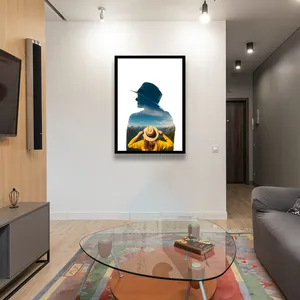 تابلو مدل در دل طبیعت