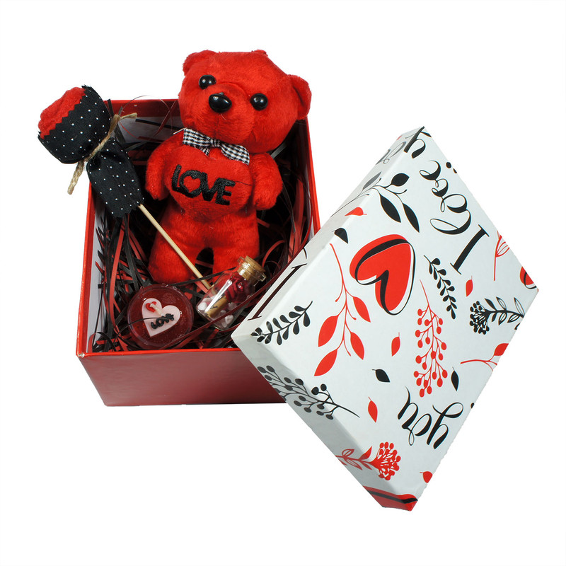 ست هدیه روز عشق مدل خرس کد TAN مجموعه 6 عددی