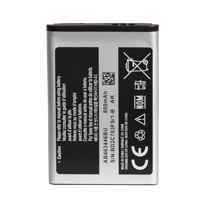 باتری موبایل مدل AB463446BU ظرفیت 800 میلی آمپر ساعت مناسب برای گوشی موبایل سامسونگ Galaxy E250