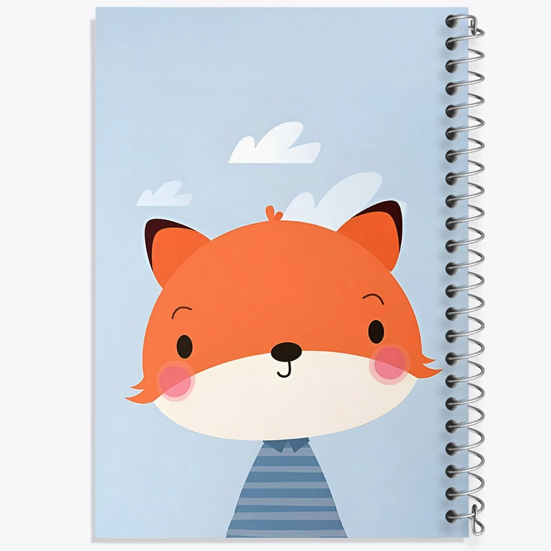 دفتر لیست خرید 50 برگ خندالو طرح روباه بامزه کد N5536