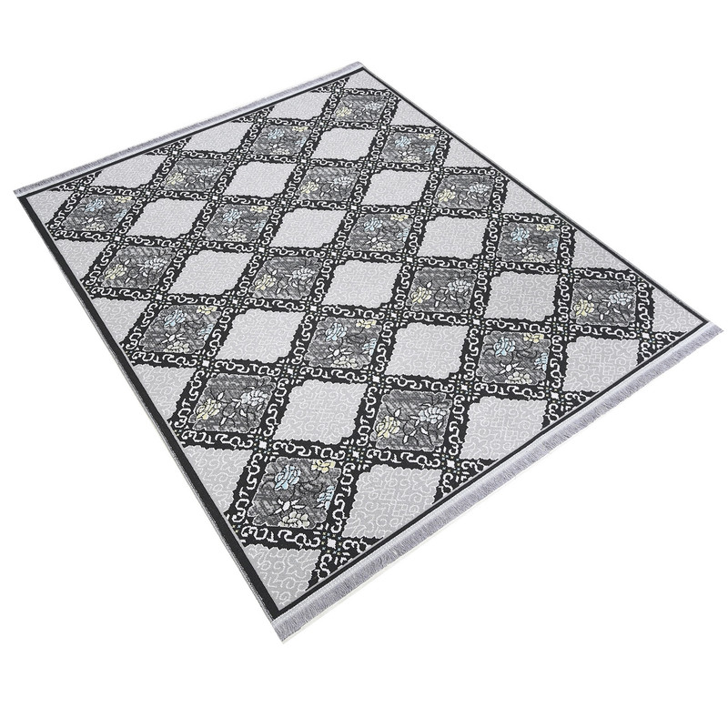 گلیم ماشینی دنیای فرش مدل پونه کد 1061