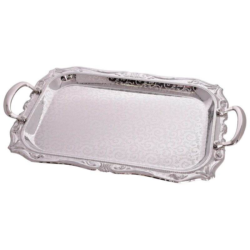 سینی دسته دار یونیک کد 01 - 4021 سایز 28*44 سانتی متر 