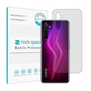 Rock space HyGEL model Transparent phone back protector suitable for Realme 6 Pro mobile phone