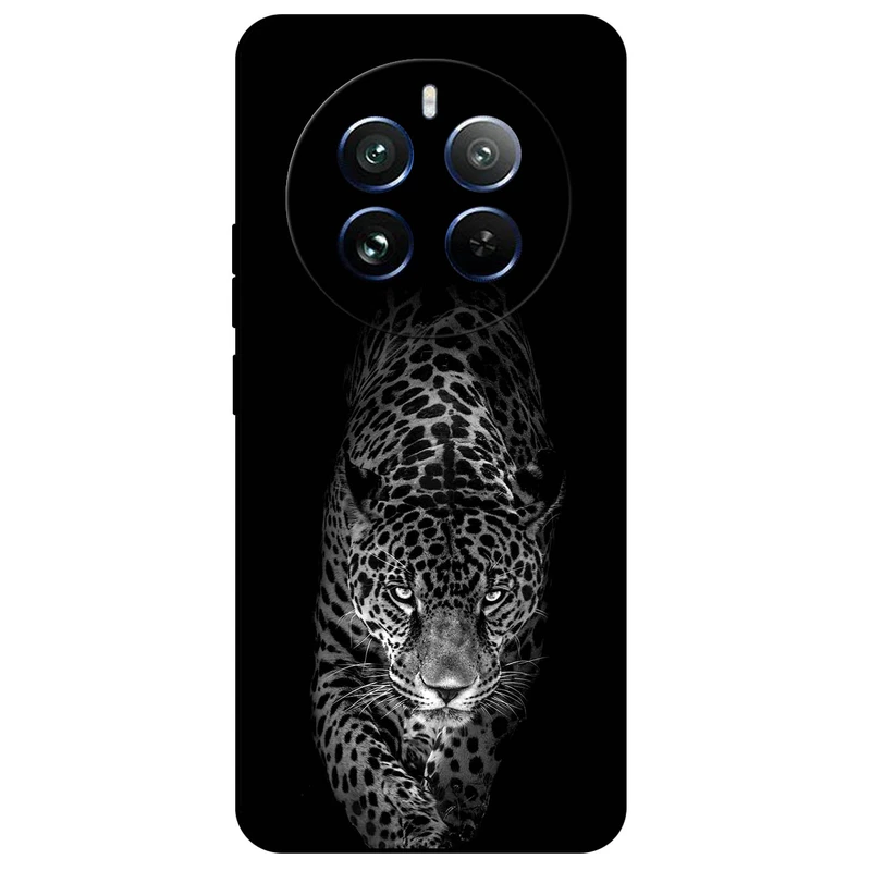 کاور مگافون طرح پلنگ مدل 1879 مناسب برای گوشی موبایل ریلمی 12 Pro / 12 Pro Plus   