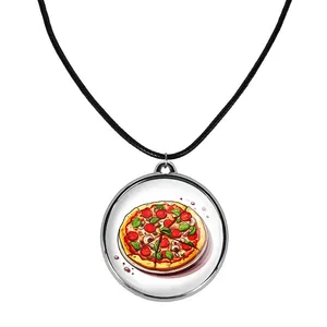 گردنبند خندالو مدل پیتزا  Pizza کد 3108531086