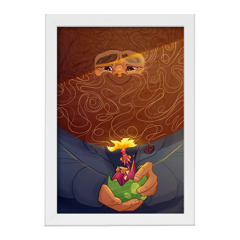 تابلو خندالو مدل هاگرید هری پاتر (Harry Potter) کد F8824