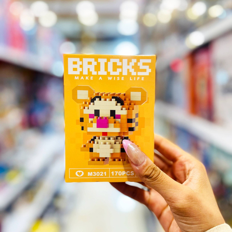 ساختنی بریکس 170 تکه مدل ببر کد 3021