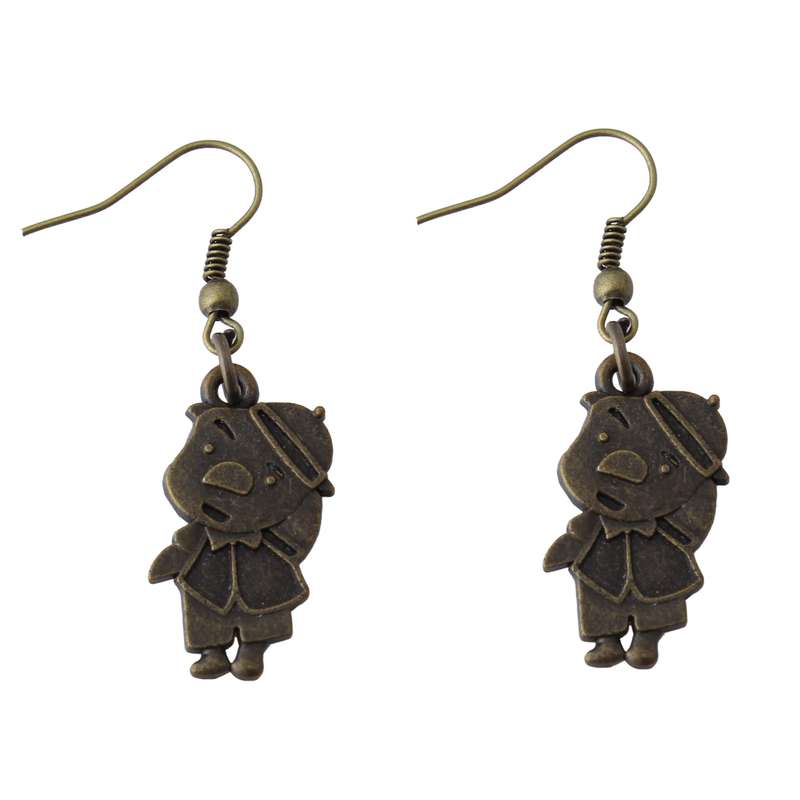 گوشواره دخترانه مدل فلزی فانتزی کد GZN_106