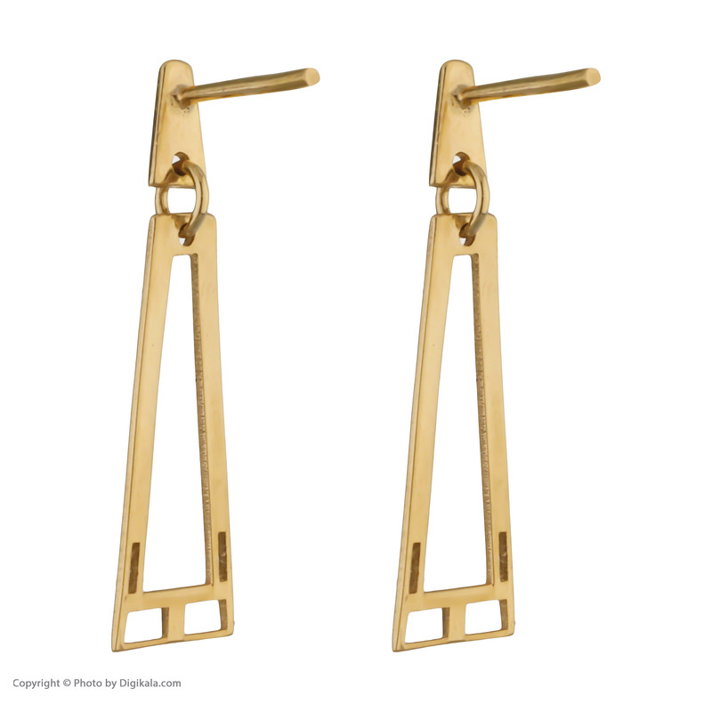 گوشواره طلا 18 عیار زنانه پرسته مدل WE664