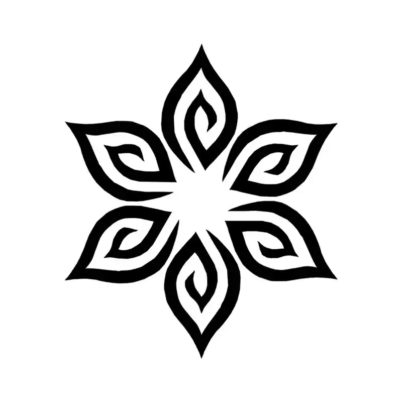 شابلون باتیس آرت طرح گل کد 50-175