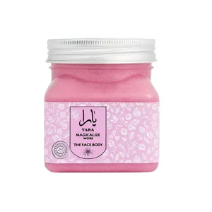 اسکراب و لایه بردار صورت و بدن یارا مدل شنی مناسب برای انواع پوست حجم 350 میلی لیتر