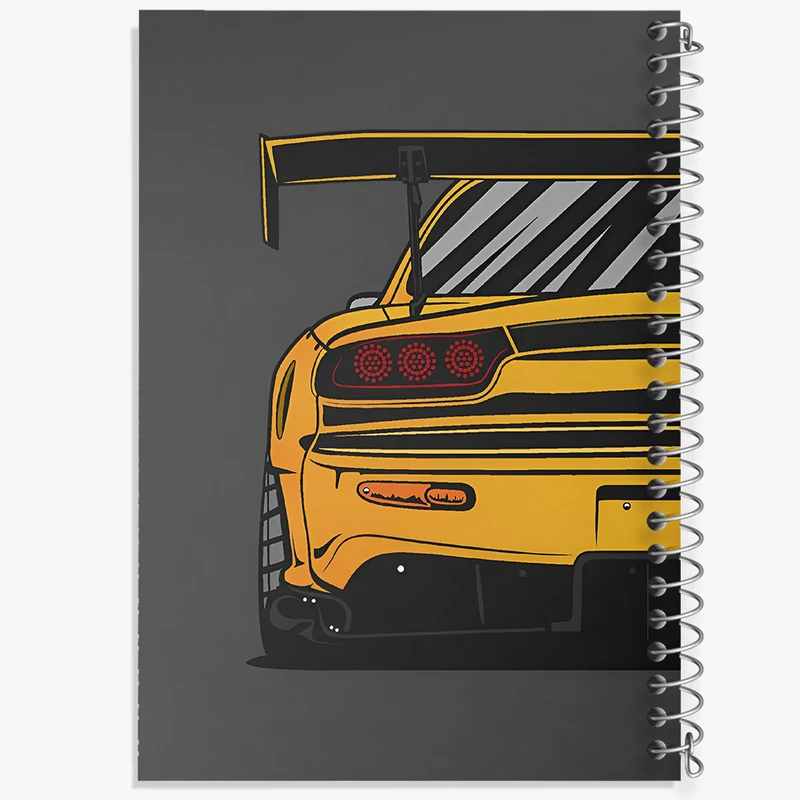 دفتر مشق 50 برگ خندالو طرح ماشین اسپرت کد N2088