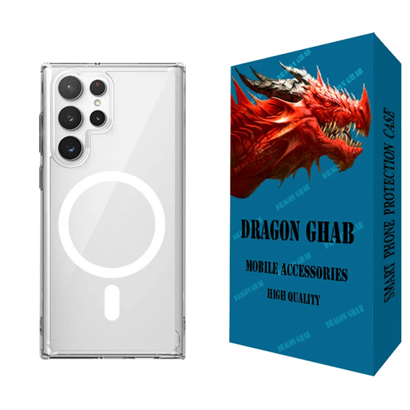 کاور دراگون قاب مدل مگ سیف مناسب برای گوشی موبایل سامسونگ Galaxy S25 Ultra