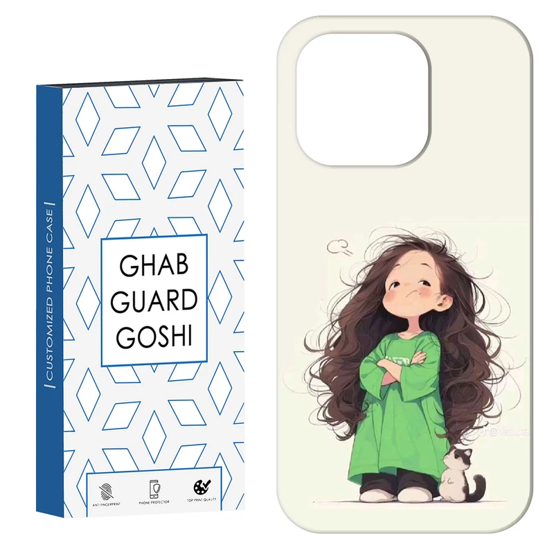 کاور قاب گارد گوشی طرح دخترانه کد Dimo-856 مناسب برای گوشی موبایل اپل  IPHONE 15 PRO 