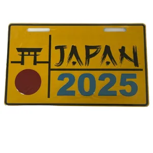 پلاک تزیینی موتور سیکلت وارون مدل W-66-JPN2-YLW