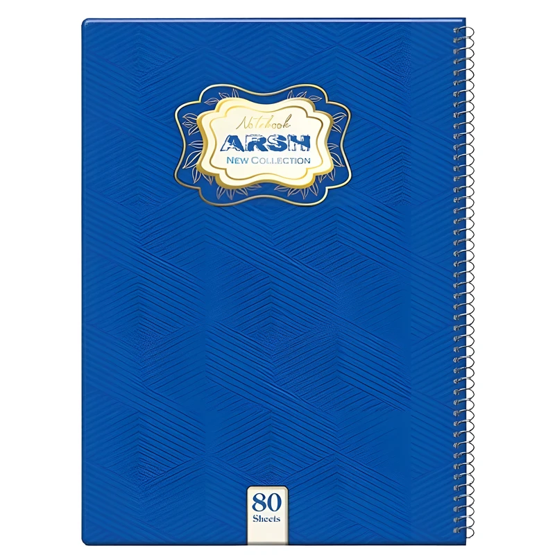 دفتر مشق 80 برگ عرش مدل مجلد کد 108681