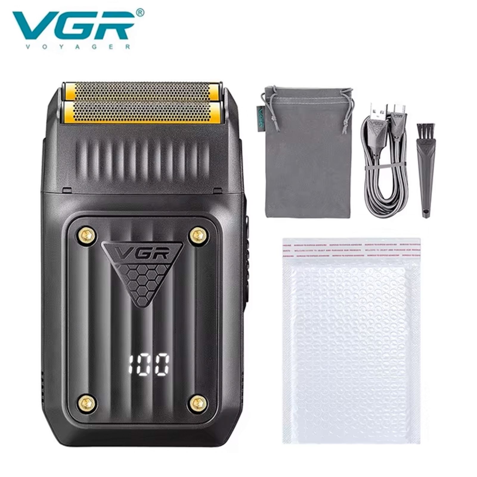 ست ماشین اصلاح موی صورت و بدن وی جی ار مدل v-363 -  - 6