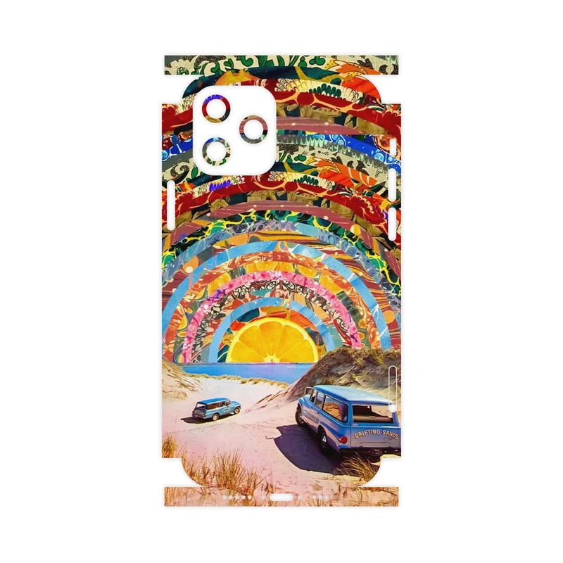 برچسب پوششی ماهوت مدل Collage of Orange Sky-FullSkin مناسب برای گوشی موبایل اپل iPhone 12 Pro
