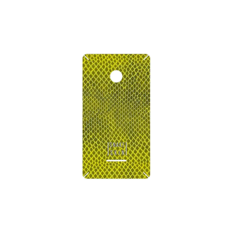 برچسب پوششی ماهوت مدل Yellow Snake Skin مناسب برای گوشی موبایل مایکروسافت Lumia 532