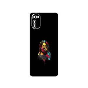 MAHOOT Painted Sculpture Digital Art Cover Sticker for Motorola Moto E32s