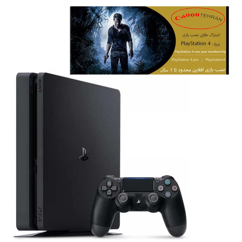 مجموعه کنسول بازی سونی مدل Playstation 4 Slim ریجن 2 کد CUH-2216A ظرفیت 500 گیگابایت به همراه 10 بازی