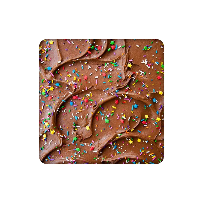 زیرلیوانی طرح شکلات و ترافل رنگی کد 1524408