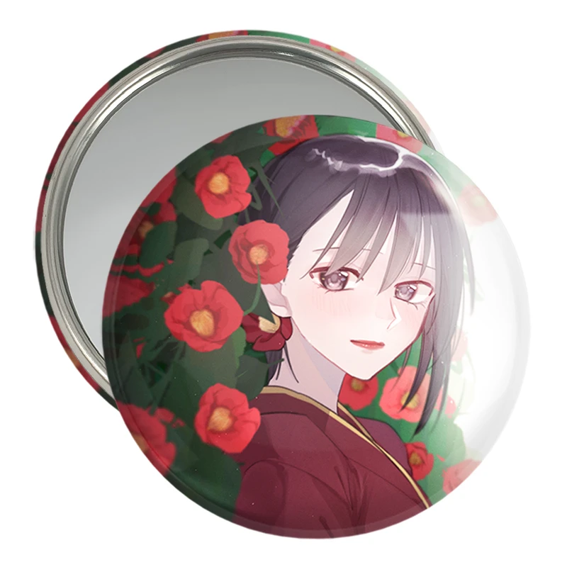 آینه جیبی خندالو مدل آکیتو انیمه سبد میوه کد 33993